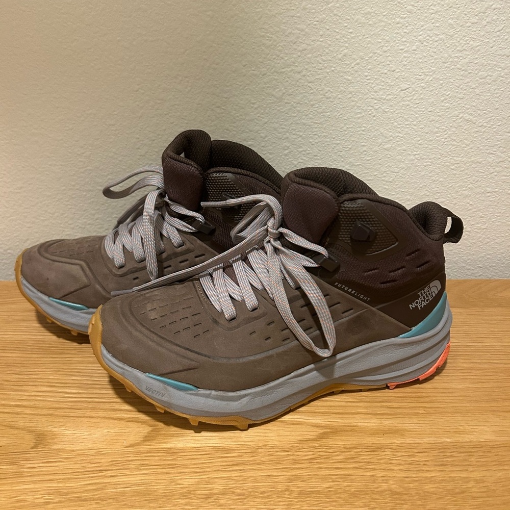 North Face Brown Hiking Boots